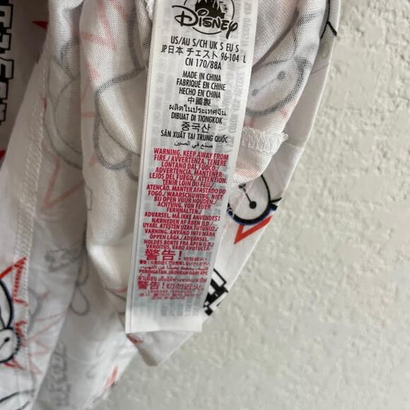 NWT Disney Parks Baymax All-Over-Print Ringer T-Shirt - Picture 3 of 5